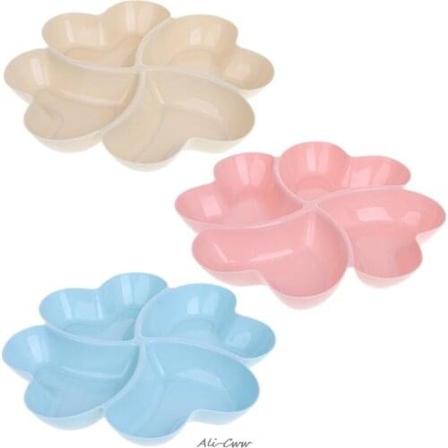 Heart Shaped Fruit Platter Serving Tray Creative Plates Storage Box Container For Snacks Nuts Desserts