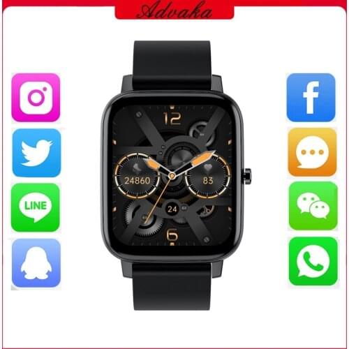Advaka H80 Smart Watch Heart Rate Sports Fitness Tracker 1.69" TFT 240*280 IPS Screen Smartwatch For IOS Android