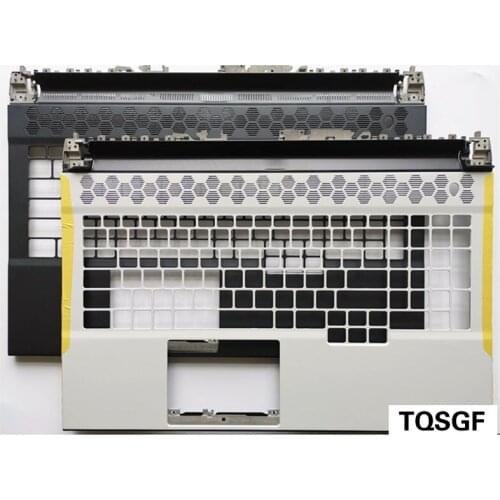 Brand new original Top Cover Upper Case for Dell Alienware M17 R3 Gaming Laptop Palmrest FDQ71 00KP6D 0KP6D White Black