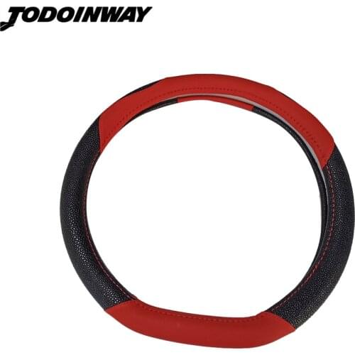 For Universal 36cm Diameter leather Auto Steering Wheel Guard Interior Accessories Protective Wraps For Golf mk7 Car-styling