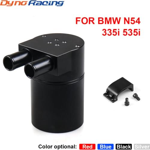 Universal Aluminum Alloy Reservior Oil Catch Can Tank for BMW N54 335 Black& Silver & Red & Blue