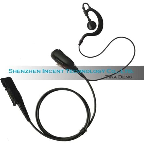 VOIONAIR 20pcs/lot G Shape Ear Hook Earpiece Headset PTT Mic for Motorola XPR3500 XIR P6620 XIR P6600 MTP3150 DP2600