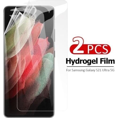 2PCS Screen Protector Fim For Samsung Galaxy A12 5G Hydrogel Film for SAMSUNG S21 Ultra Plus A12 5G S21+ 5g Soft Film Cover A12