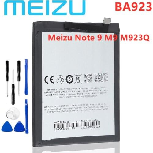 100% New Original Meizu Note 9 M9 Smartphone BA923 M923Q 4000mAh High Quality Battery+Tracking Number