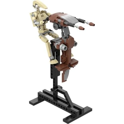 MOC Cavalry Aerial Platform Bricks Space Wars DIY Model Building Block doll Toys For Kids Educational Xmas Boys Gifts 188PCS