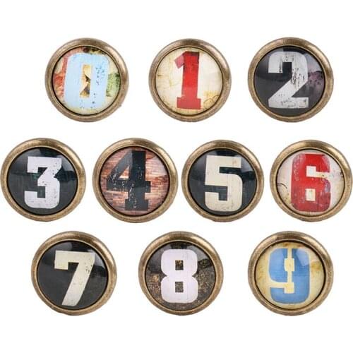 5pcs Kitchen Cabinet Knobs – Cabinets Door Handle Hardware - Round Vintage