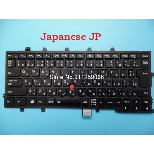 Keyboard For Lenovo For Thinkpad X240 X240S X250 X260 X270 A275 Japanese JP JA Germany GR Kingdom UK France FR Backlit