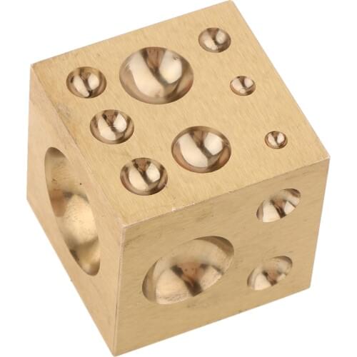 38mm Dapping Coin Dome Ring Jewelry Bell Making Tools Block Doming Cavity