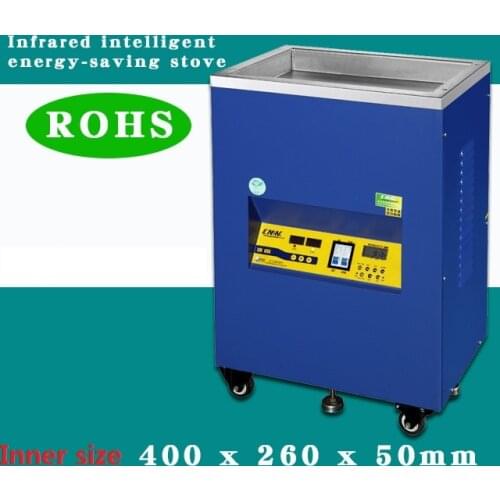 GSG 2800w melt tin 37.8 KG temperature adjustable Melting tin stove solder furnace stand type Lead-free solder pot