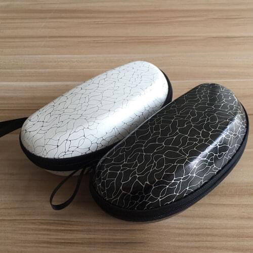 Portable Sunglasses Case for Women Glasses Box With Zipper Eyeglass Cases Sunglass Shell Protector Leather Spectacle Case Hard