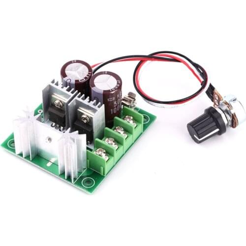 CCMHCW DC 12V ~40V 400W 10A Adjustable DC Motor Speed Controller PWM Controller 13 kHz Adjustable Drive Module