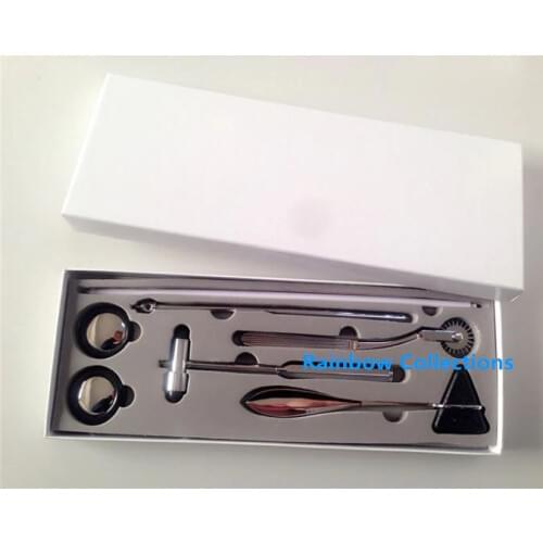 Wholes!!!5 in 1 Medical Neurological Hammer Percussor Diagnostic Reflex Percussion Hammer Free Shipping 3Colors for choose