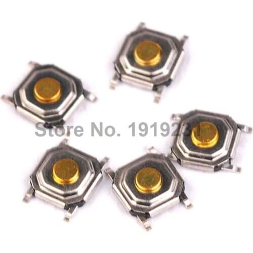 100PCS Touch Switch 5.2x5.2x1.5mm SMD 4 Feet Key Switch 5.2*5.2*1.5mm