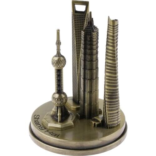 SHANGHAI SKYLINES ARCHITECTURE BUILDING REPLICA COLLECTIBLE SOUVENIR 4.3