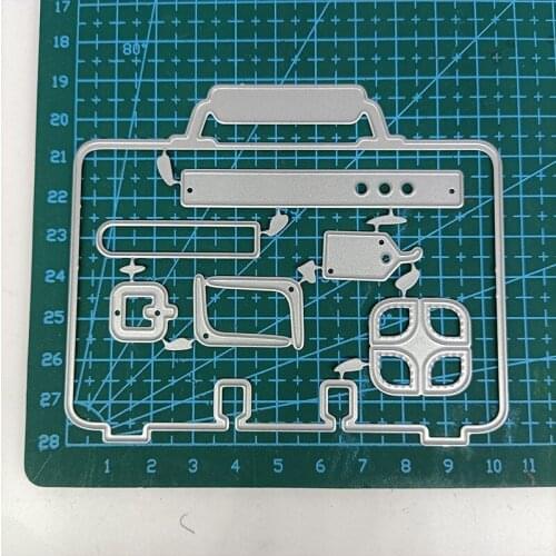 Travelling Suitcase Dies Scrapbooking New Arrival 2021 Metal Cutting Dies Christmas Card Making Supplies Stencils For Decoration