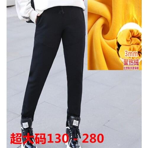Plus Size Winter Thick Fleece Women Sweatpant Thermal Sport Pant Running Jogging Workout Fitness Casual Trouser Sportswear