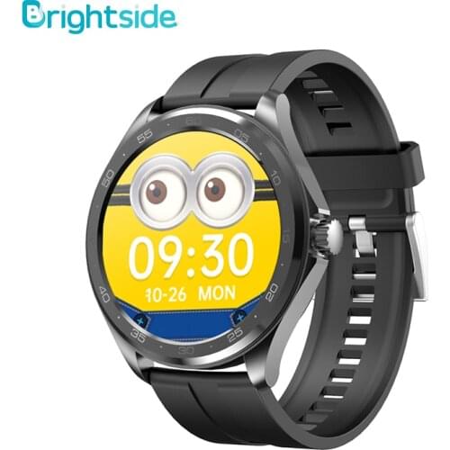 Brightside F10 Smart Watch Men for Android & IOS Bluetooth 5.0 Dial Call Watch Sports Heart Rate Monitor Round Smart Watches