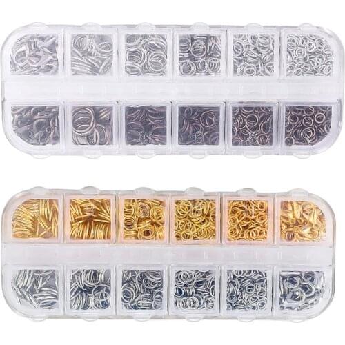 Materials Kit Connectors Open Jump Rings Lobster Clasps Set Box For DIY Earring Necklace Bracelet Jewelry Making Findings