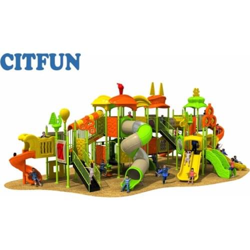 New Style Sports Series Kids Slip and Slides for Amusement Park Top Plaza, Childrens playground outdoor Equipment OP18H-018A