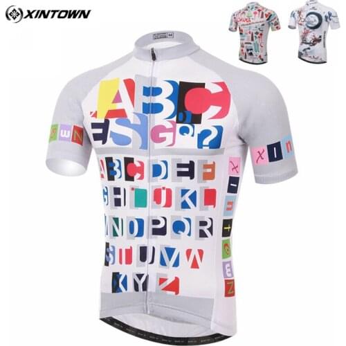 XINTOWN Mens Cycling Jerseys Ropa Ciclismo Clothing Bicycle Tops Bike Jacket T-shirt Quick Dry S-4XL