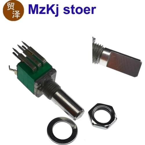 10PCS RK097 50K 20MM New Original Single swiSch Adjustable Potentiometer B50K 5PIN