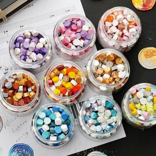 170pcs/lot Sealing Stamp Wax Beads Colorful Wax Seal Stamps for Envelope Documents Wedding Birthday Party Invitation