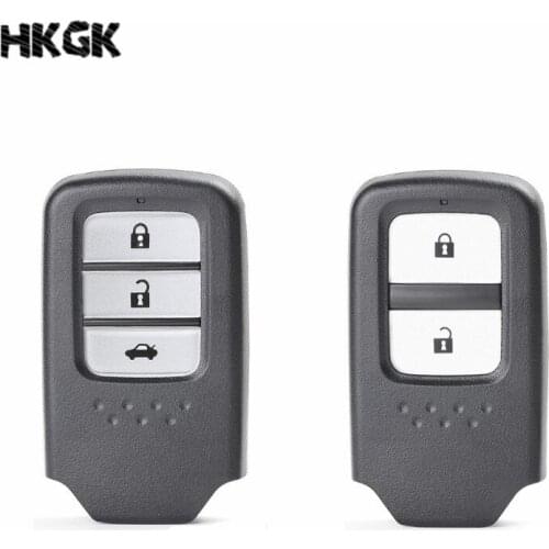 2/3Button Remote Smart Car Key shell case For Honda Accord CRV Key Shell Intelligence