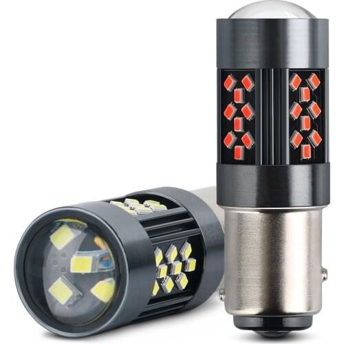 2x 2100LM 1157 BAY15D P21/5W 1156 BA15S P21W LED Bulbs Light 2016 42SMD Turn signal Parking Brake Backup Reverse Tail Light 12V