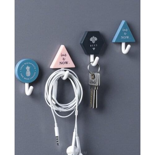 3 Pcs Household Strong Adhesive Hook Seamless Paste Hole-free Hook Behind the Door Suction Wall Waterproof Jy5 21 Dropship