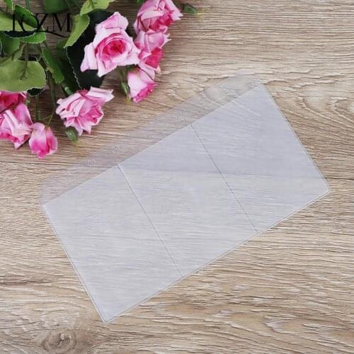 A6 PVC Binder Folder Holder Loose-leaf Storage Pouches Bag Document Postcard Template Organizer Clear Resealable Collection