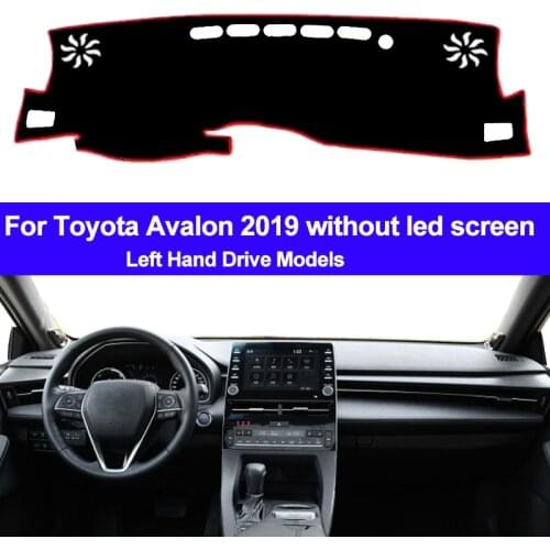 Car Auto Dashboard Cover Dashmat Pad Carpet Dash Mat Cushion 2 Layers For Toyota Avalon 2019 ToyotaAvalon Car Styling LHD