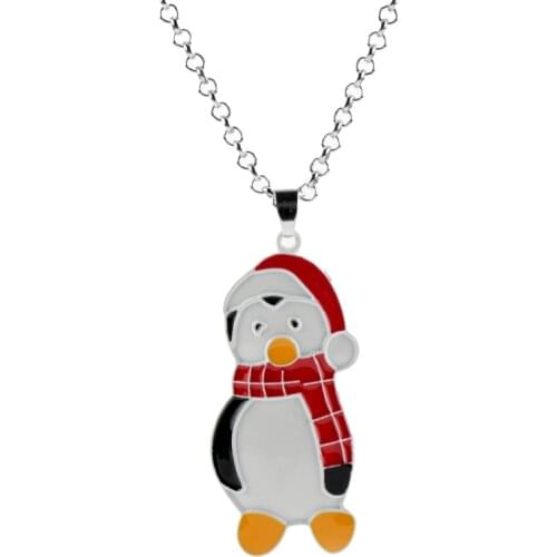 Friend Cute Penguin Nacelace for Women Pendant Choker Jewellery Necklaces for Teen Girls