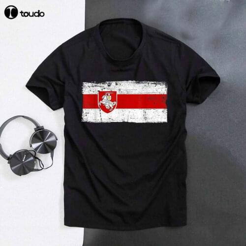 Vintage Belarus Flag White Red White Belarusian Flag Gift Unisex T-Shirt