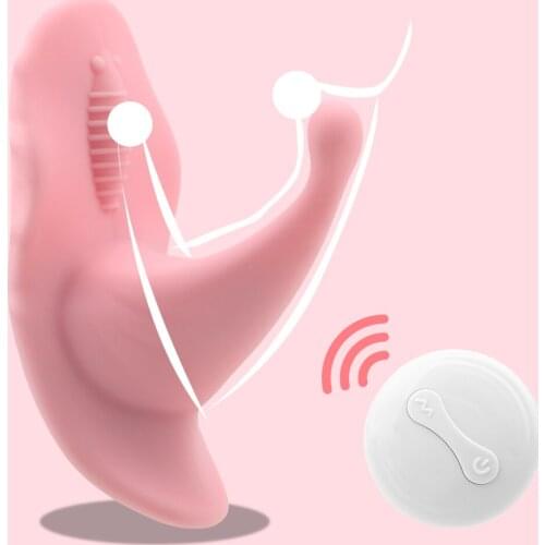 Sex Toys for Women Wearable Clitoris Vibrator Butterfly Panties Lay On Vibrator Orgasm Masturbator Clit Vagina Stimulator