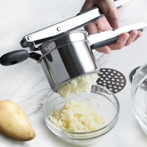 Stainless Steel Potato Ricer with 3 Interchangeable Fineness Discs Fruit Vegetable Tools Press Crusher kitchen tools