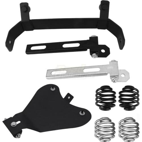 Motorcycle Solo Seat Steel Driver Seat Spring Bracket Support Holder Mounting Kit For For Harley For Honda For Yamaha Universal