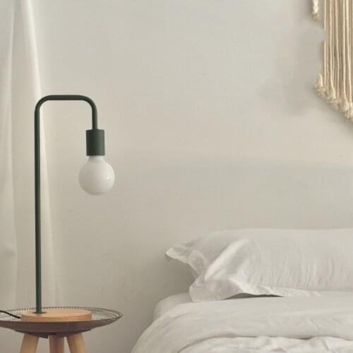 Nordic INS Desk Lamp Bedroom Warm And Simple Modern College Students Creative Table Bedside Lampara De Noche Dormitorio Home