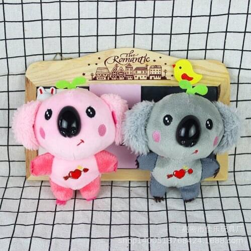 New lifelike 12cm plush cute Favorite Koala soft baby doll Pendant bag decoration Keychain festival birthday christmas gift