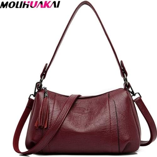 2020 New Women Leather Handbags High Quality Crossbody Bags For Women Leather Messenger Bags Vintage Leather Bags Sac A Main