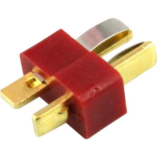 New T-Plug Non-slip Connector Male Deans For Deans RC Lipo Battery Helicopter