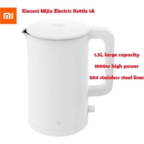 Original Xiaomi Mijia Electric Kettle 1A Fast Hot boiling Stainless Intelligent Temperature Control Anti-Overheat Kettle Tea Pot