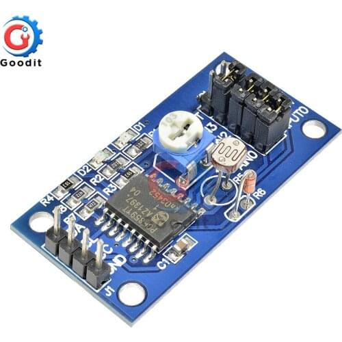3.3V 5V Single Low Power Supply PCF8591T PCF8591 4 CH Channel 4CH Analog AD DA Control Board Module For Arduino Raspberry Pi I2C