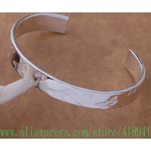Silver Plated bangle bracelet, Silver Plated fashion jewelry figure /eaiamrpa bbkajsra AB110