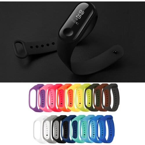 Gosear 17PCS Wristband Wrist Strap Band Replacement for Xiaomi Mi Band 4 3 Smart Watch Bracelet Sport Watch Strap Band