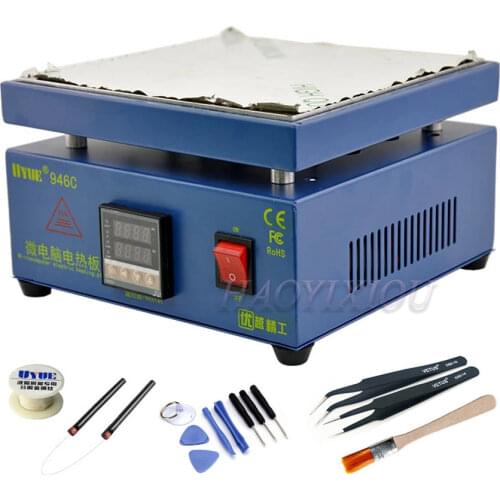 UYUE 946C LCD Digital Display Preheating Station Heating Platform Adjustable Heating Plate Phone Screen Replace Preheat Station