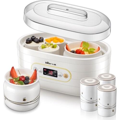 Yogurt Makers Machines With Pots Jars Multifunction Fermenter Electric Kitchen Appliances Home Rice Wine Natto Maker Yogurtera