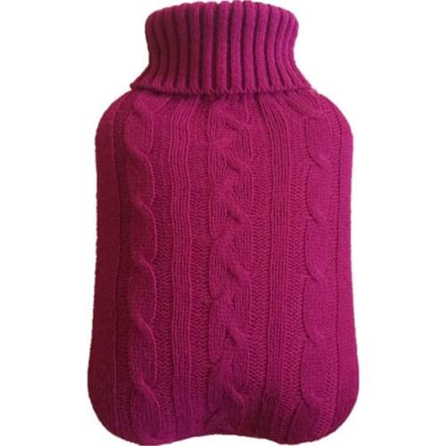 1 Pcs Removable Washable Hot Water Bag Cover for 2000ml Hot Water Bottle Cold-proof Warm Supplies