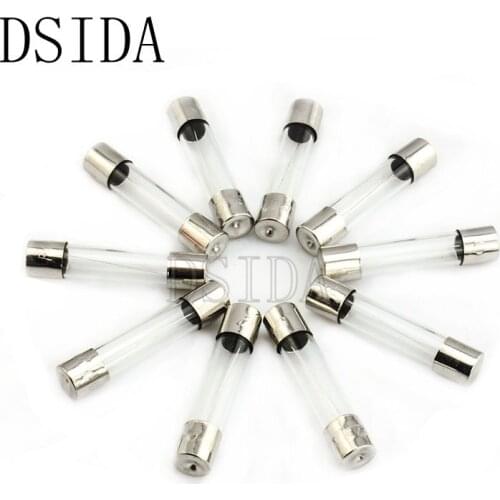 20PCS 5 x 20 mm fuse 250V 10A 5*20mm SMD fast blow high class glass fuses tube new and high quality