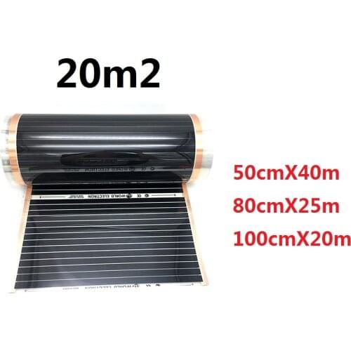 20m2 Underfloor Heating Mat Infrared Korea Heating Film for Floor Warming System