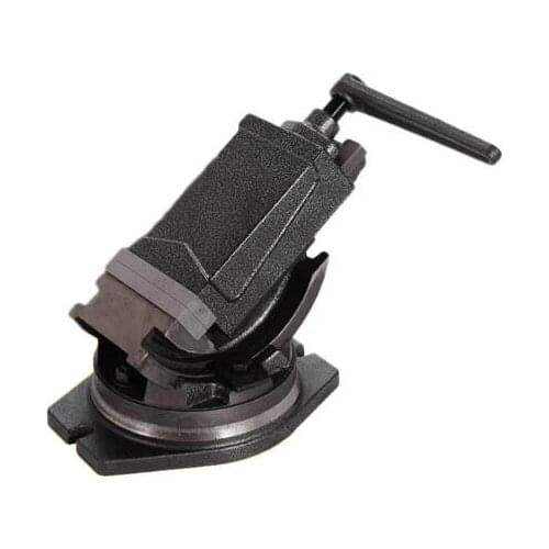 4 inch inclinable Angle solid flat tongs 360-degree rotary precision taper vise precision high quality flat tongs